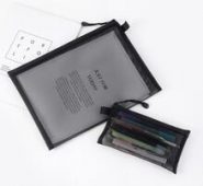 2pcs Mesh Pencil Bag