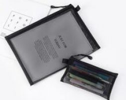 2pcs Mesh Pencil Bag