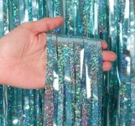 2pcs Metallic Foil Streamers