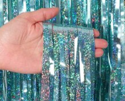 2pcs Metallic Foil Streamers