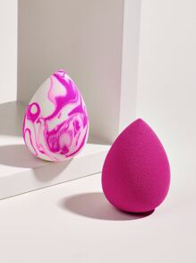 2pcs Pear Shaped Makeup Sponge