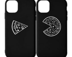 2pcs Pizza Pattern iPhone Case