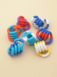 2pcs Random Color Twisted Rope Toy