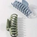 2pcs Solid Hair Claw