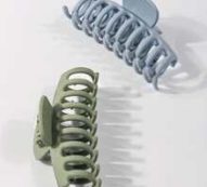2pcs Solid Hair Claw