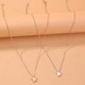 2pcs Star Decor Chain Necklace