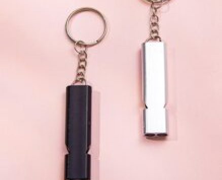2pcs Whistle Charm Keychain