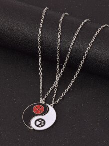 2pcs Yin & Yang Pendant Necklace