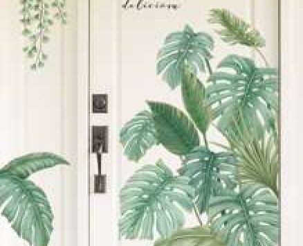 2sheets Plants Pattern Wall Sticker