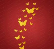 30pcs Mirror Surface Butterfly Wall Sticker