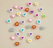 30pcs Random Heart DIY Jewelry Accessory