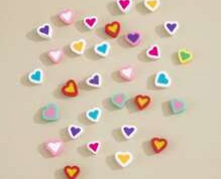 30pcs Random Heart DIY Jewelry Accessory