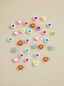 30pcs Random Heart DIY Jewelry Accessory