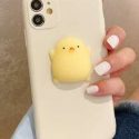 3D Cartoon Chicken Decor Phone Case