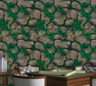 3D Stone Pattern Wall Sticker
