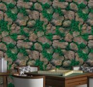 3D Stone Pattern Wall Sticker