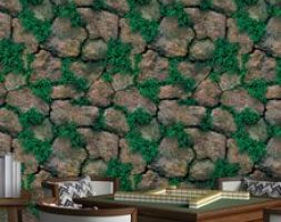 3D Stone Pattern Wall Sticker