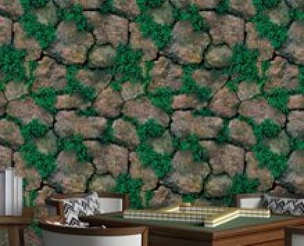 3D Stone Pattern Wall Sticker