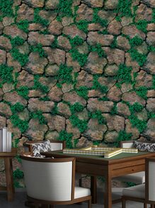 3D Stone Pattern Wall Sticker