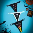 3pack Halloween Skull Print Panty Set