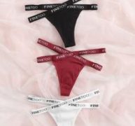 3pack Letter Criss Cross Panty Set