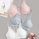 3pack Ribbed Bra Set