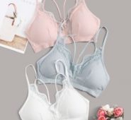 3pack Ribbed Bra Set