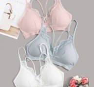 3pack Ribbed Bra Set