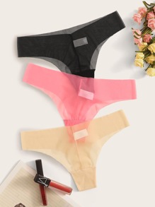 3pack Sheer Mesh Panty Set