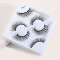 3pairs Curly Long Fake Eyelashes