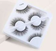 3pairs Curly Long Fake Eyelashes
