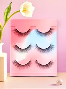 3pairs Extra Long False Eyelashes