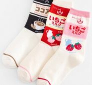 3pairs Fruit Pattern Socks