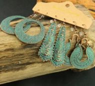 3pairs Tassel Decor Drop Earrings