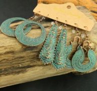 3pairs Tassel Decor Drop Earrings