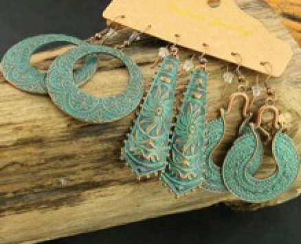 3pairs Tassel Decor Drop Earrings