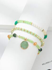 3pcs Beaded Bracelet