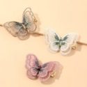 3pcs Butterfly Decor Hair Clip