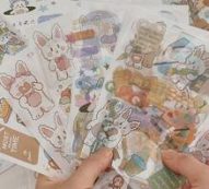 3pcs Cartoon Graphic Random Sticker