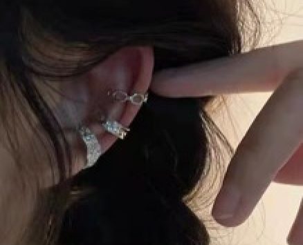 3pcs Chain Design Ear Cuff