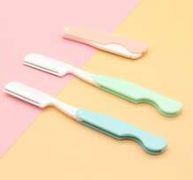 3pcs Foldable Eyebrow Razors