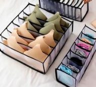 3pcs Foldable Underwear Storage Box