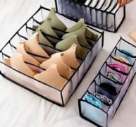 3pcs Foldable Underwear Storage Box