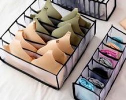 3pcs Foldable Underwear Storage Box