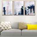 3pcs Graffiti Pattern Unframed Painting