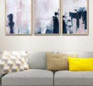 3pcs Graffiti Pattern Unframed Painting