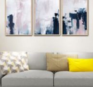 3pcs Graffiti Pattern Unframed Painting