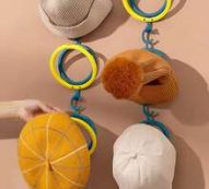 3pcs Hanging Hat Storage Rack