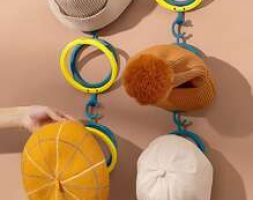 3pcs Hanging Hat Storage Rack