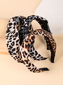 3pcs Leopard Graphic Hair Hoop